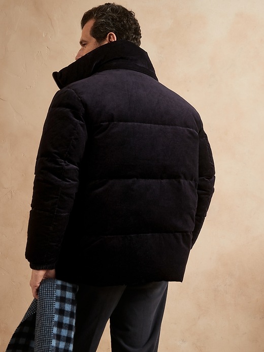 Image number 3 showing, Corduroy Puffer Coat