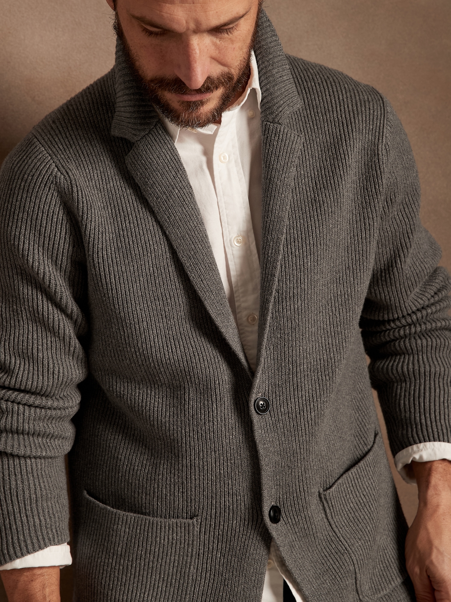 Banana republic hot sale sweater blazer