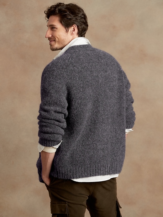 Image number 5 showing, Fuzzy Cardigan Sweater