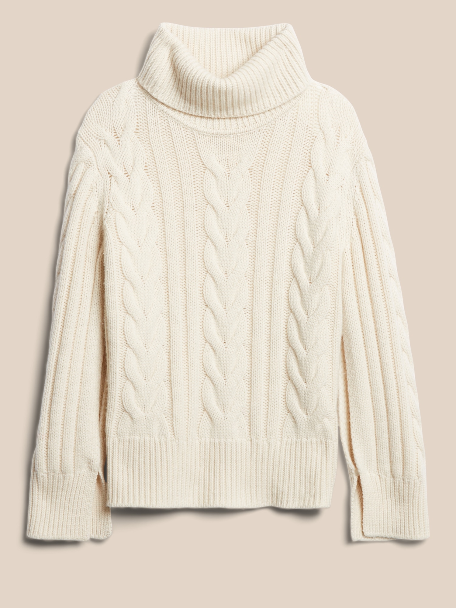 Merino-Cashmere Split-Sleeve Sweater | Banana Republic