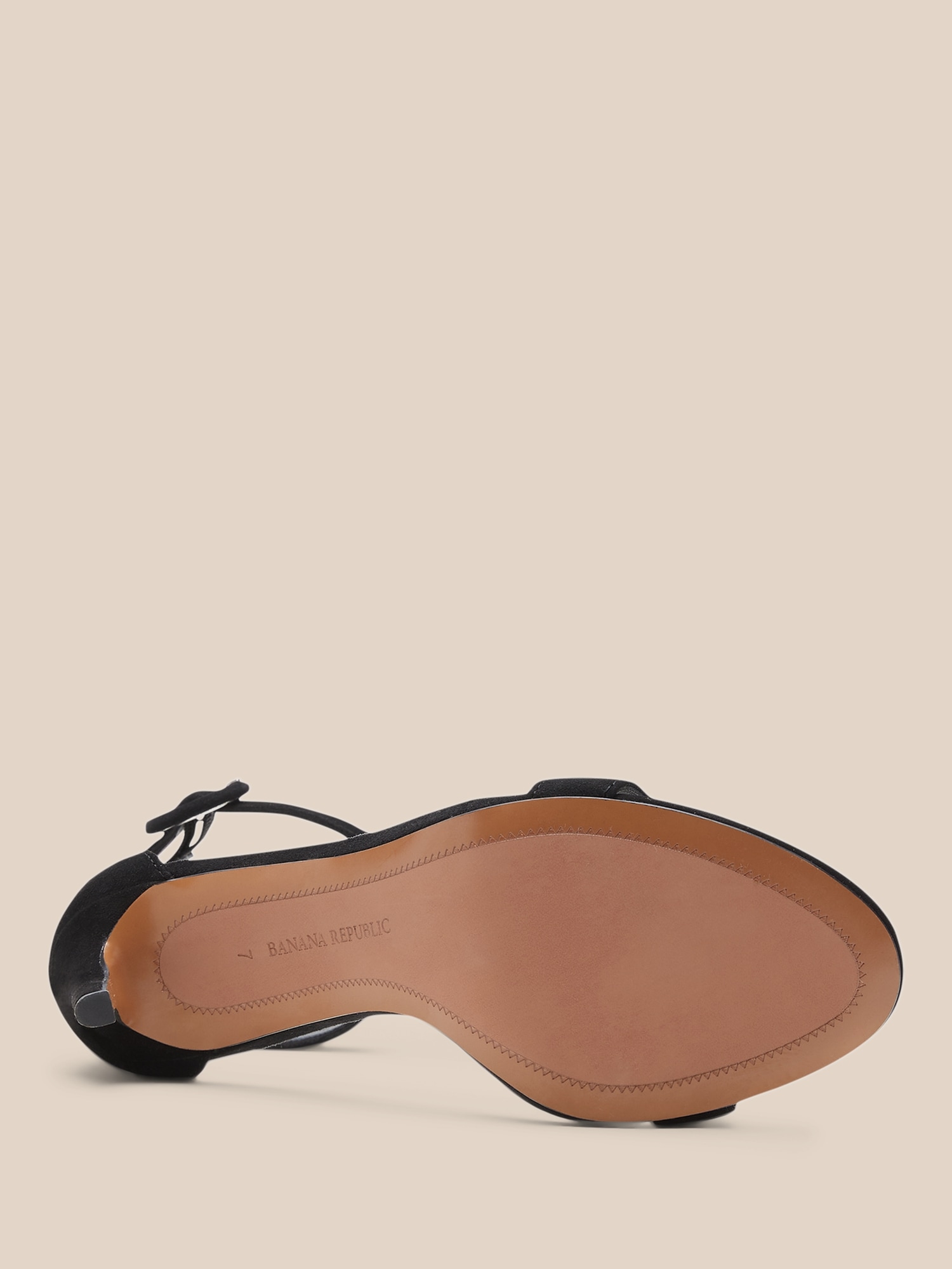 bare high heel sandal