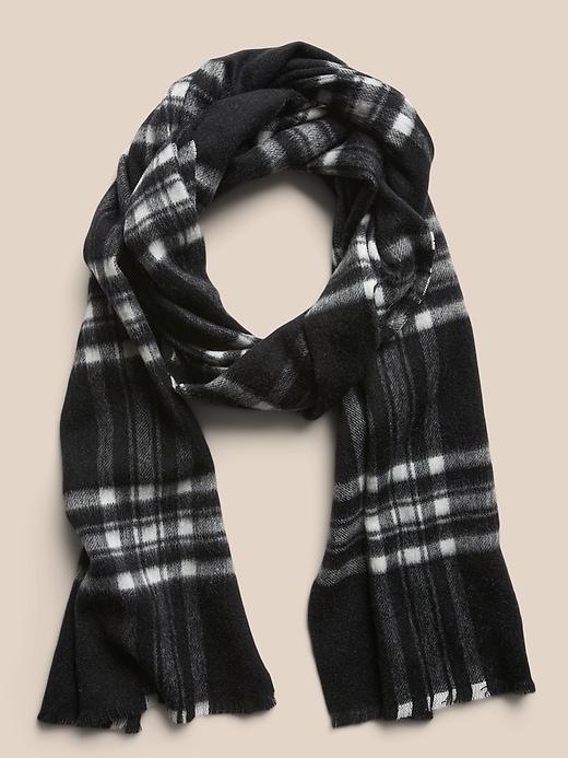 Plaid Wool Scarf | Banana Republic