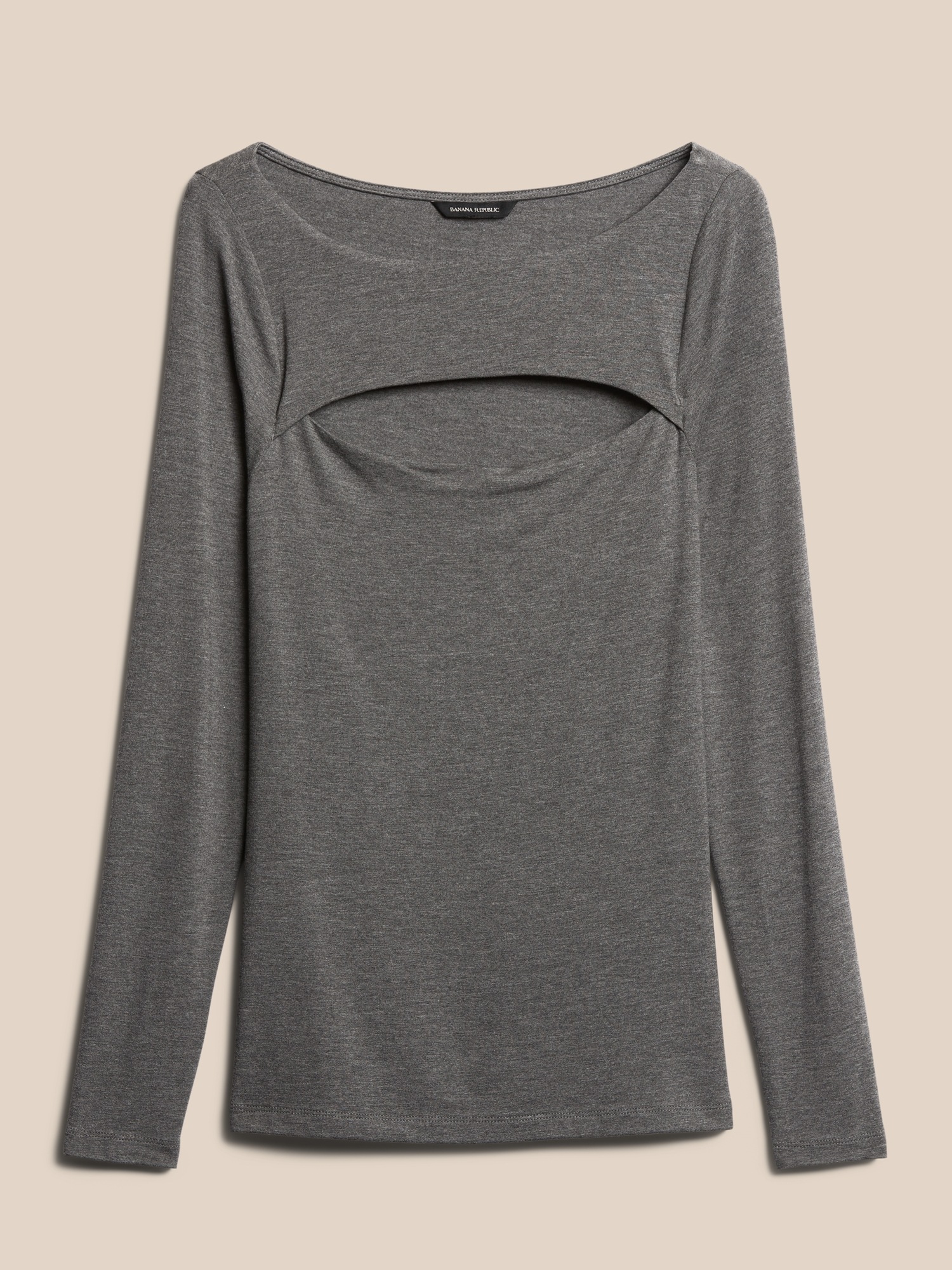 Tシャツ・カットソー ROCKCAKE Cutout Boat Neck Top 5BJH600 MUSINSA | ROCKCAKE Cutout Boat Neck Top - Ivory