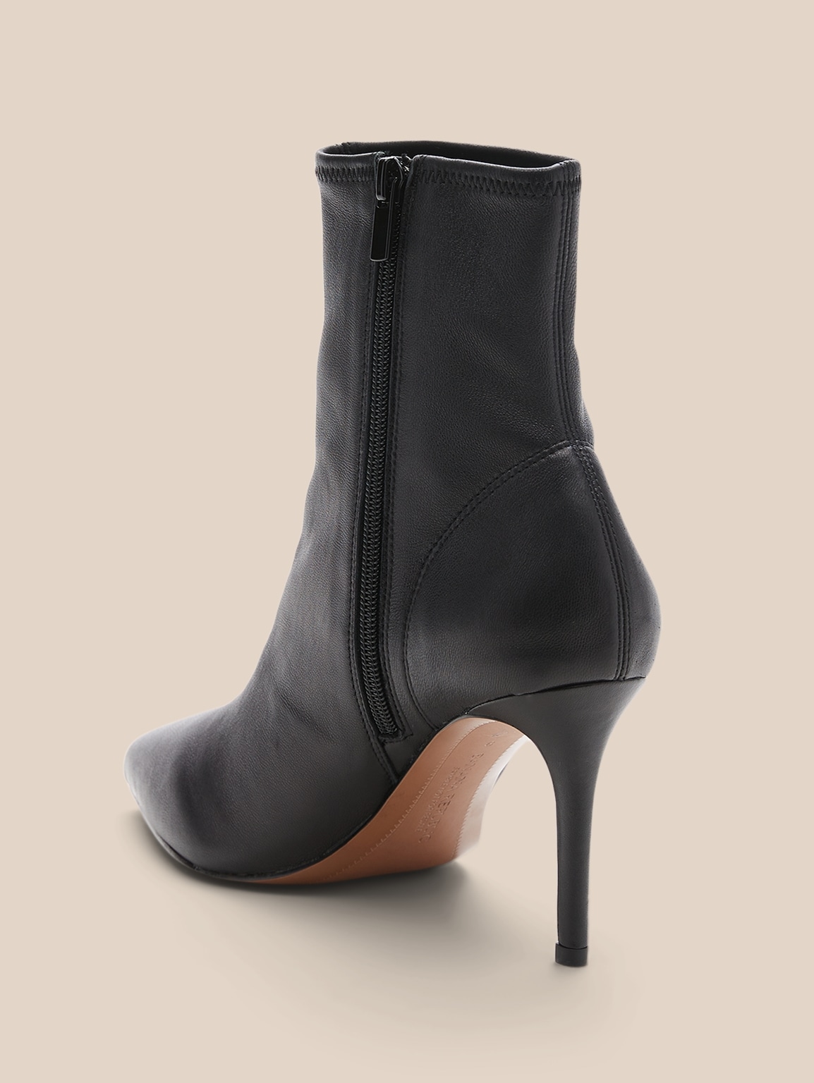 Stretch Leather Ankle Boot Banana Republic