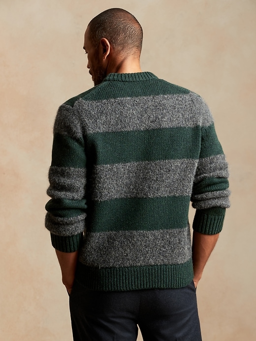 Image number 3 showing, Fuzzy Stripe Sweater