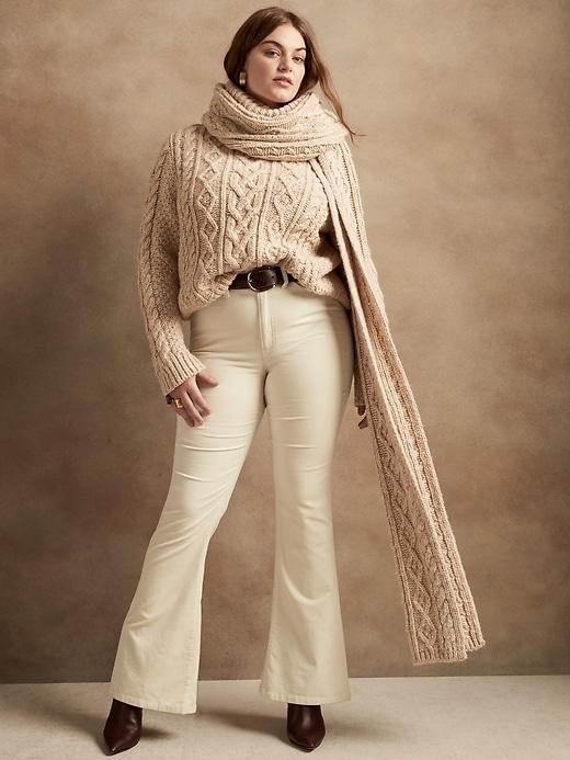 Image number 3 showing, High-Rise Flare Corduroy Pant