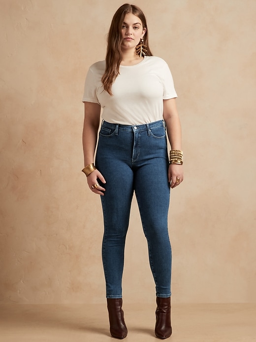 Image number 5 showing, High-Rise Skinny WATERSHED Mill Valley Denim High-Stretch Jean