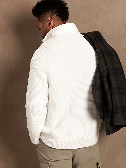 Image number 2 showing, Oversized Button-Shoulder Sweater