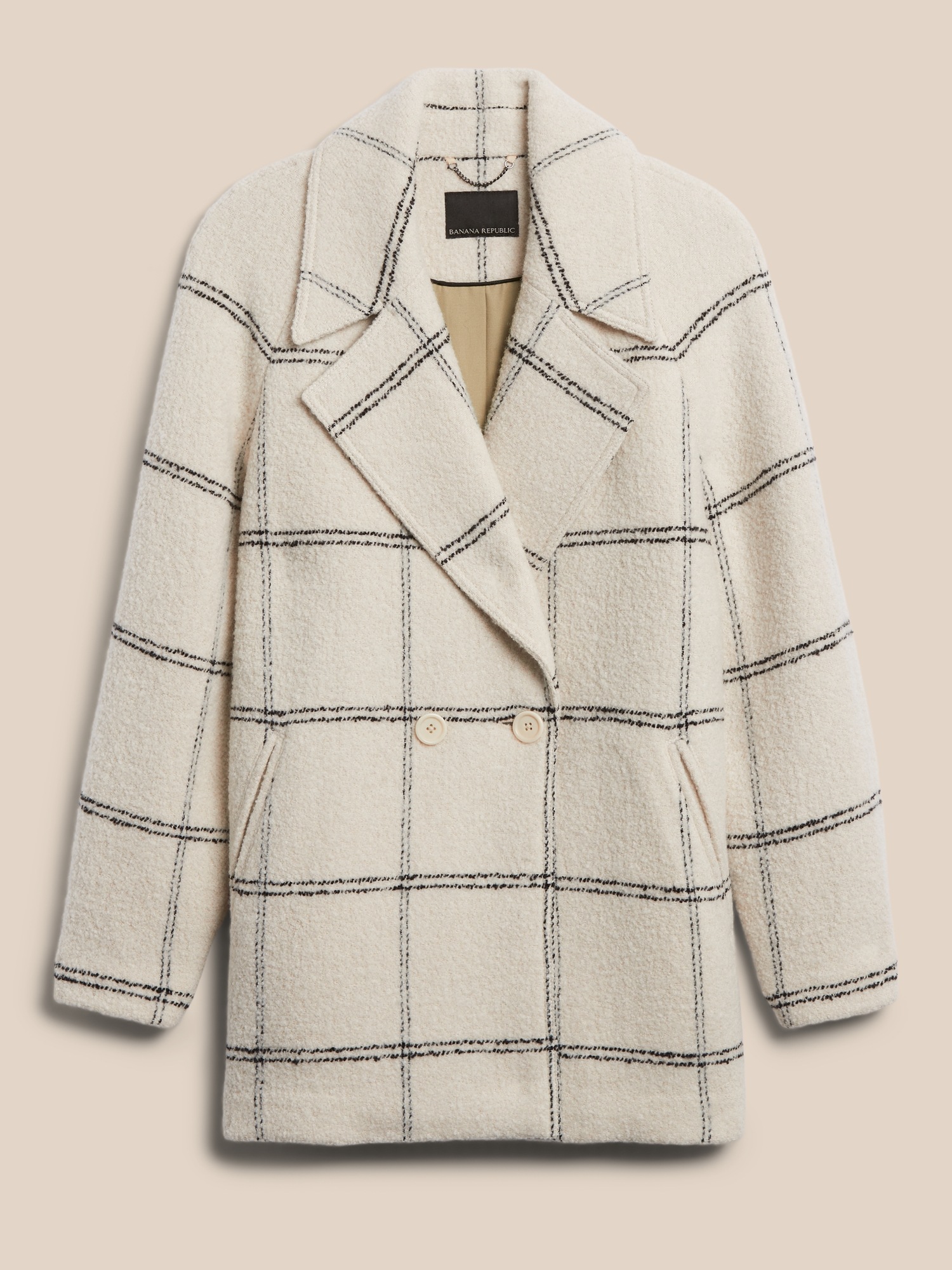 boucle cocoon coat
