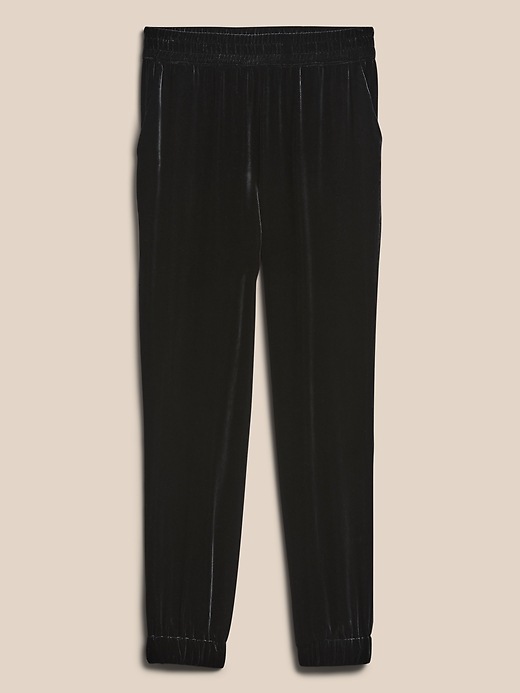 Image number 5 showing, Velvet Jogger with Silk