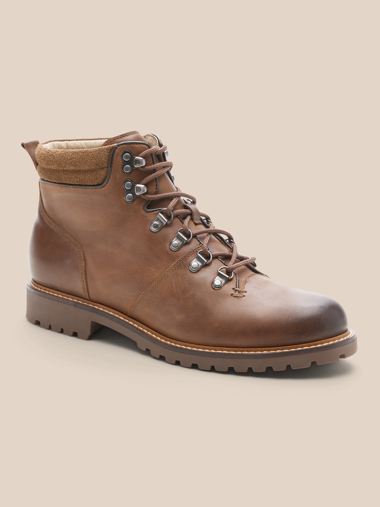 Drayk Leather Boot - 500075710137 - Shoes A modern version of a climbing-style boot, crafted sku 500075710137