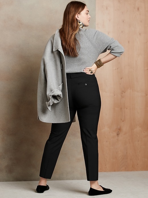 Image number 5 showing, Avery Straight Wool-Blend Pant