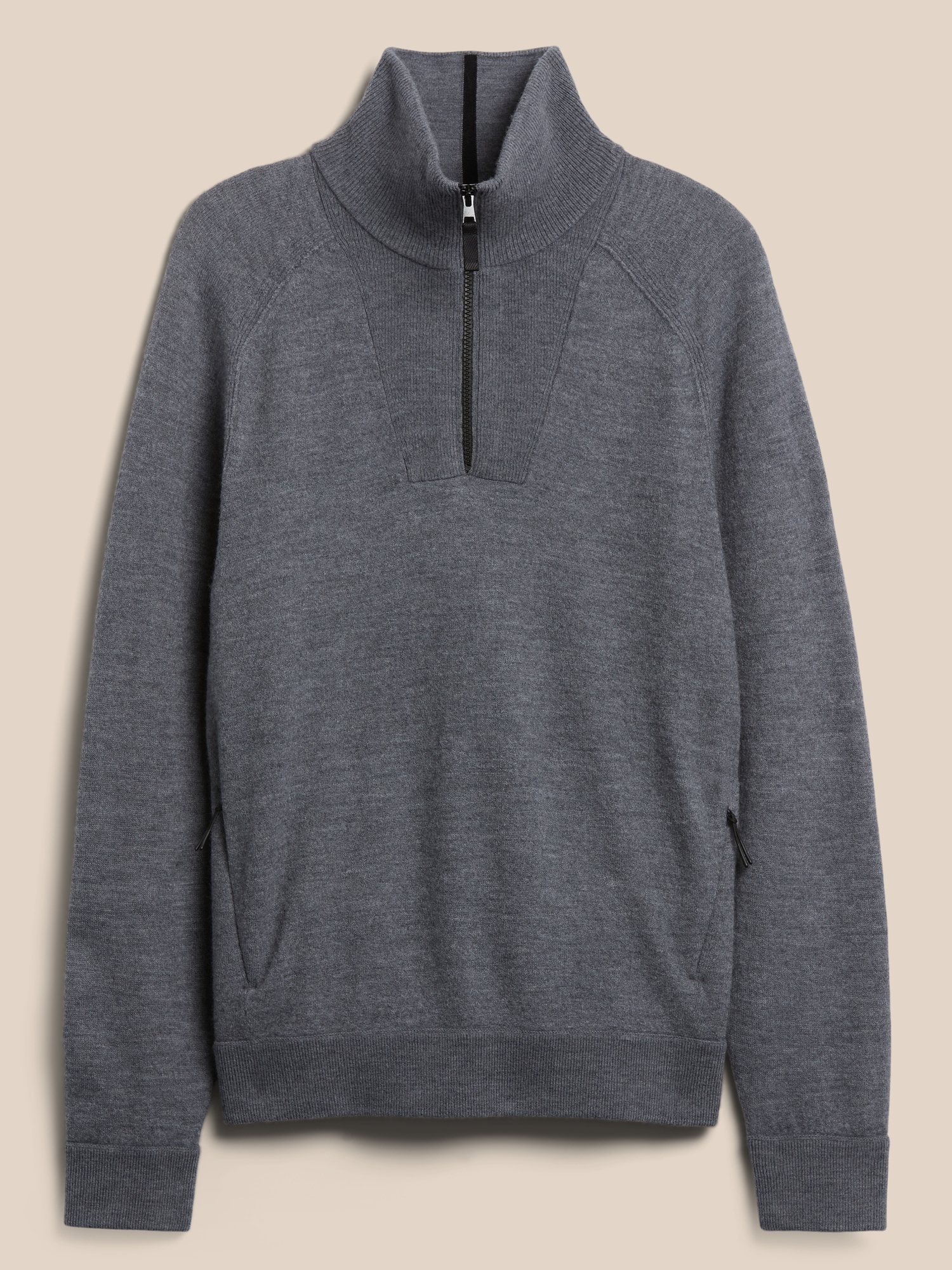 Banana republic half zip on sale sweater