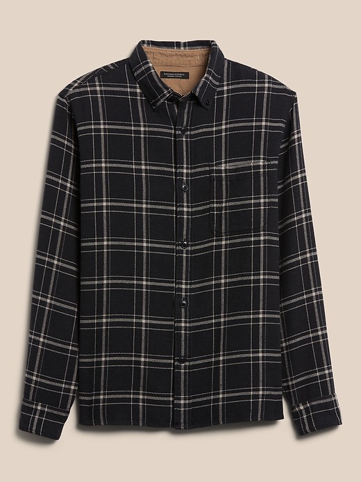 Image number 4 showing, Organic Cotton Flannel Shirt Jacket