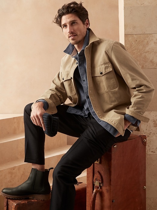 Organic Cotton Corduroy Shirt Jacket 