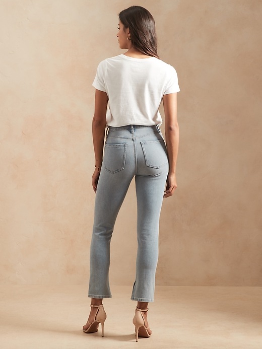 Image number 3 showing, High-Rise Slim Jean with Split Hem