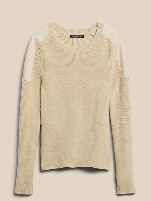 Image number 4 showing, Shoulder-Patch Sweater