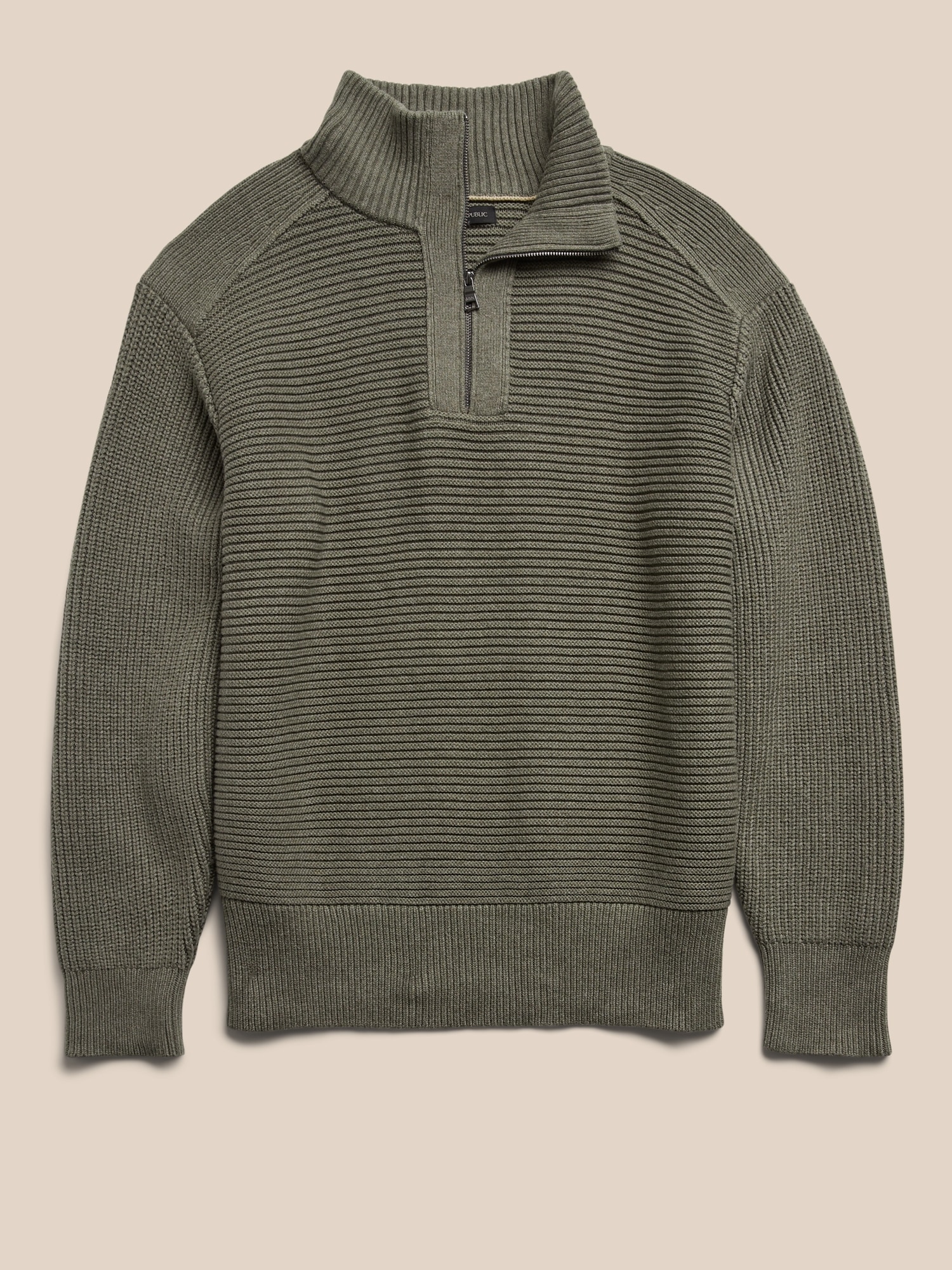 banana republic polartec half zip
