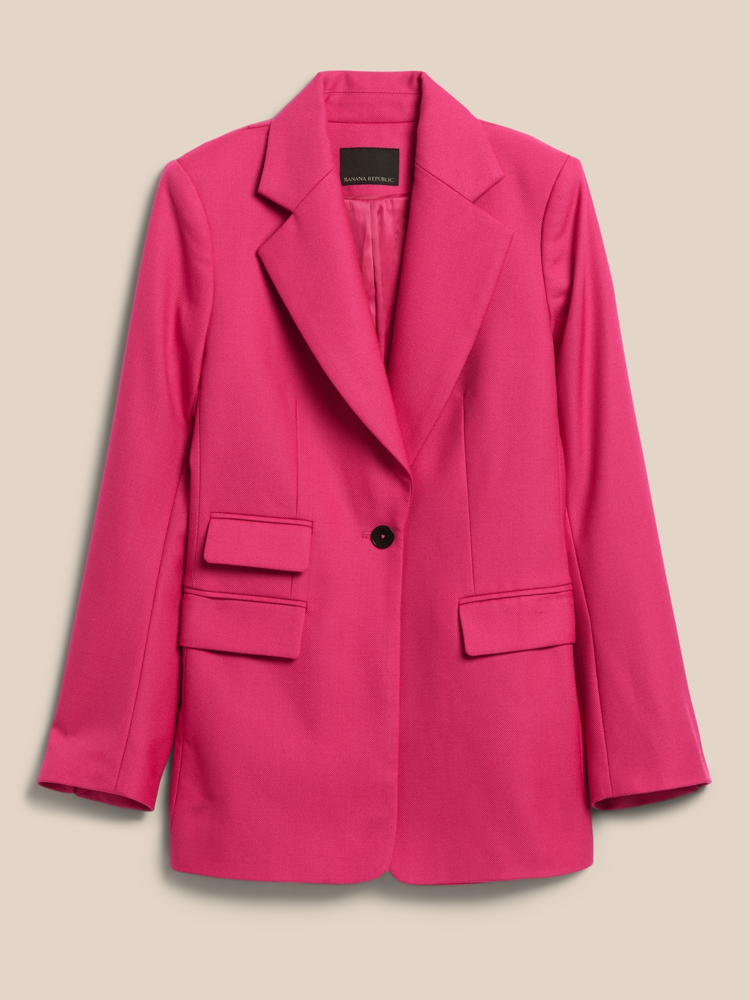 Lido Sculpted Wool Blazer Banana Republic