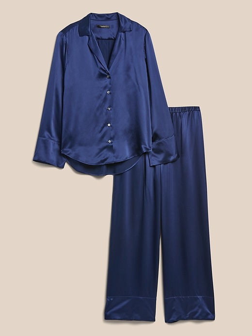 Image number 7 showing, Silk Pajama Pant Set