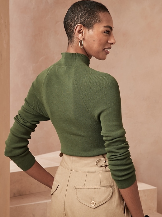 Image number 8 showing, Mock-Neck Sweater Top