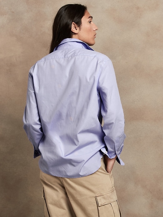 Tailored Slim-Fit Premium Cotton Poplin Dress Shirt | Banana Republic Tailored Slim-Fit Premium Cotton Poplin Dress Shirt | Banana Republic