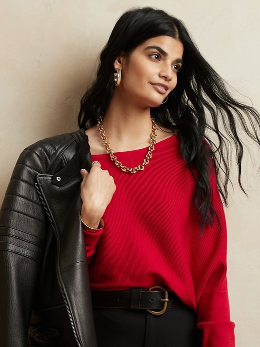 banana republic off shoulder sweater