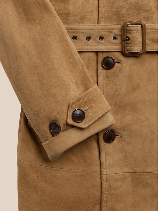 Image number 6 showing, Heritage Suede Trench Coat