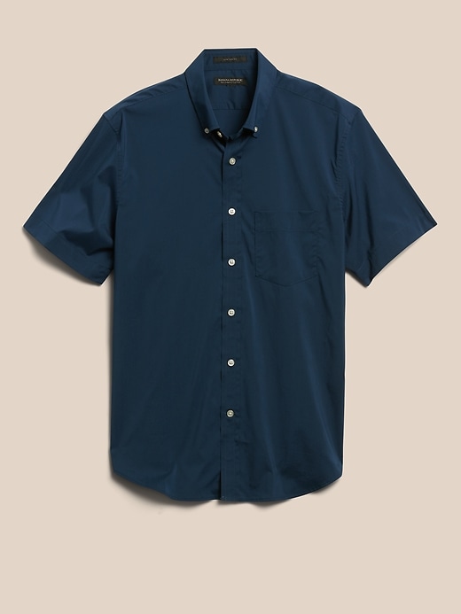 Image number 7 showing, Slim Tech-Stretch Cotton Shirt