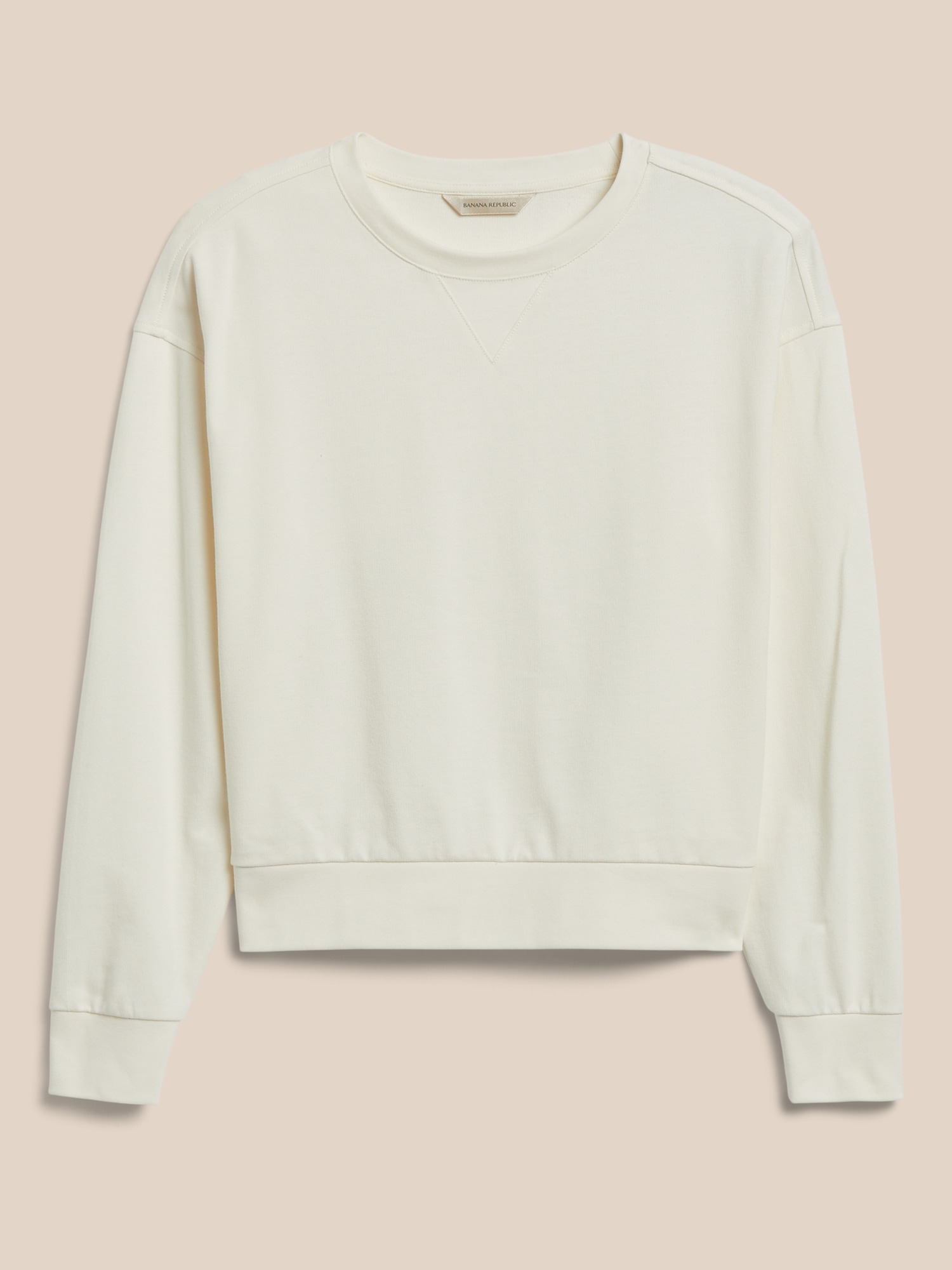 French Terry Sweatshirt Banana Republic
