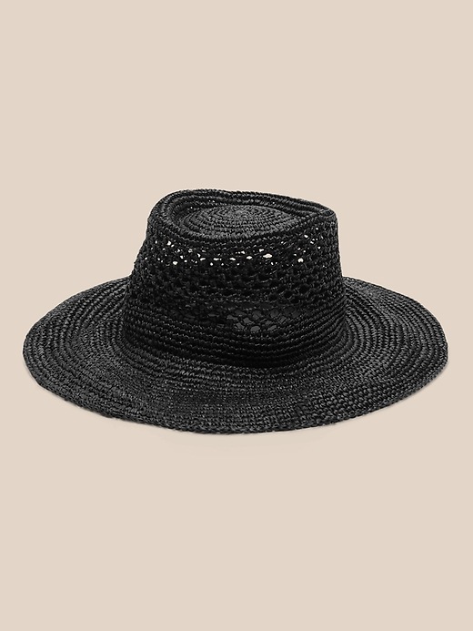 Banana Republic Crochet Straw Hat
