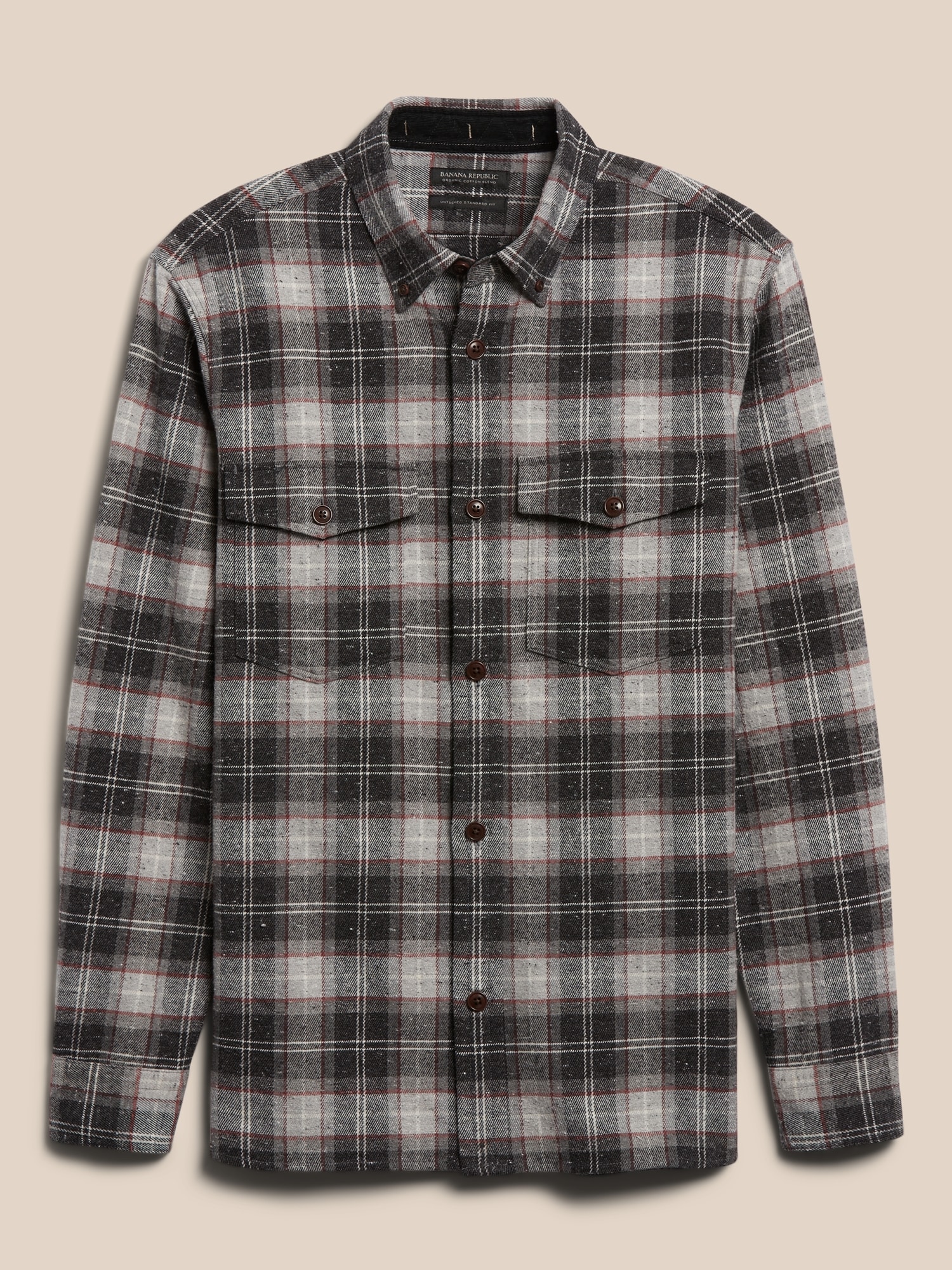 Donegal Plaid Shirt Jacket