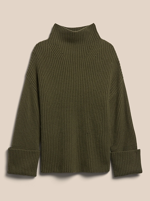 Image number 7 showing, Heritage Oversized Merino-Cashmere Sweater