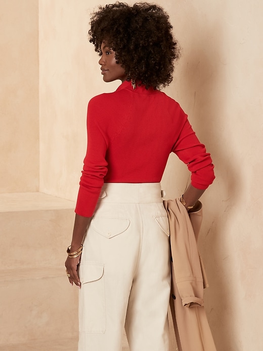 Image number 5 showing, Mock-Neck Sweater Top