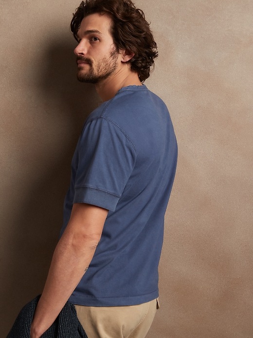 Image number 5 showing, Authentic SUPIMA® Henley