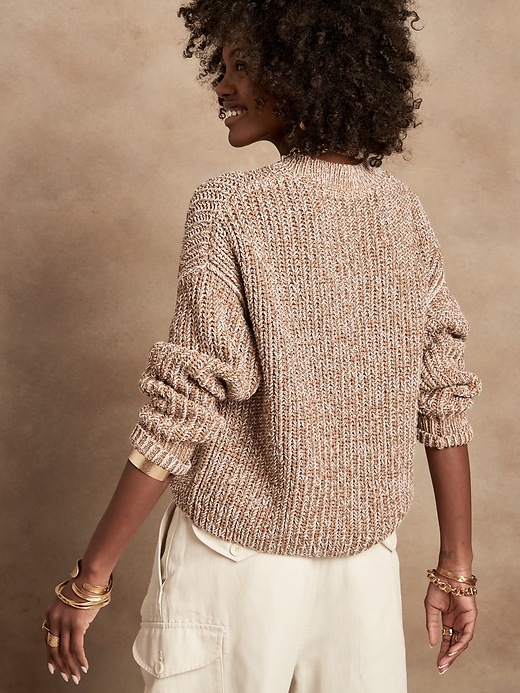 Image number 5 showing, Oversized Cotton Sweater