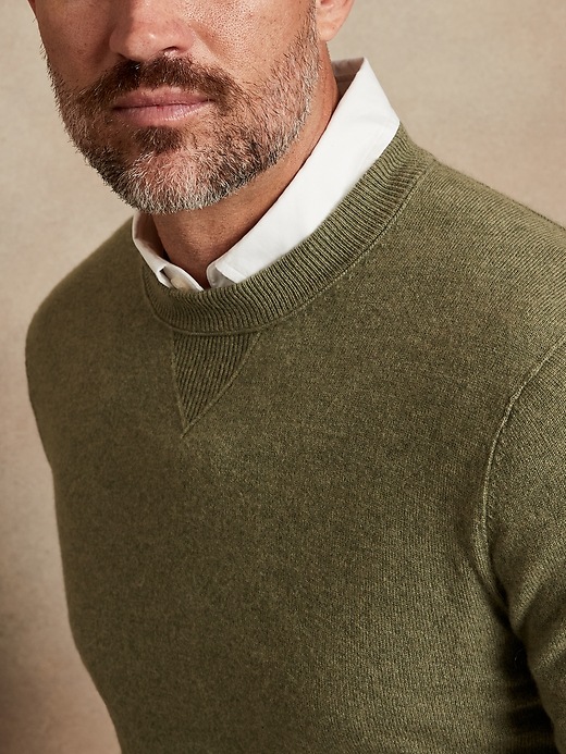Image number 1 showing, Cashmere Crew-Neck Sweater