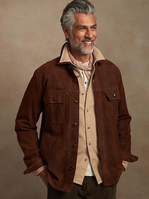 Image number 1 showing, Heritage Suede Expedition Jacket