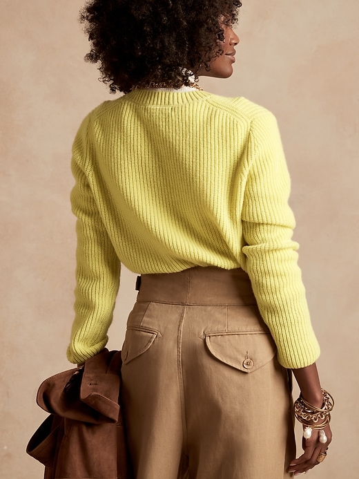 Image number 2 showing, Cashmere Ribbed Sweater