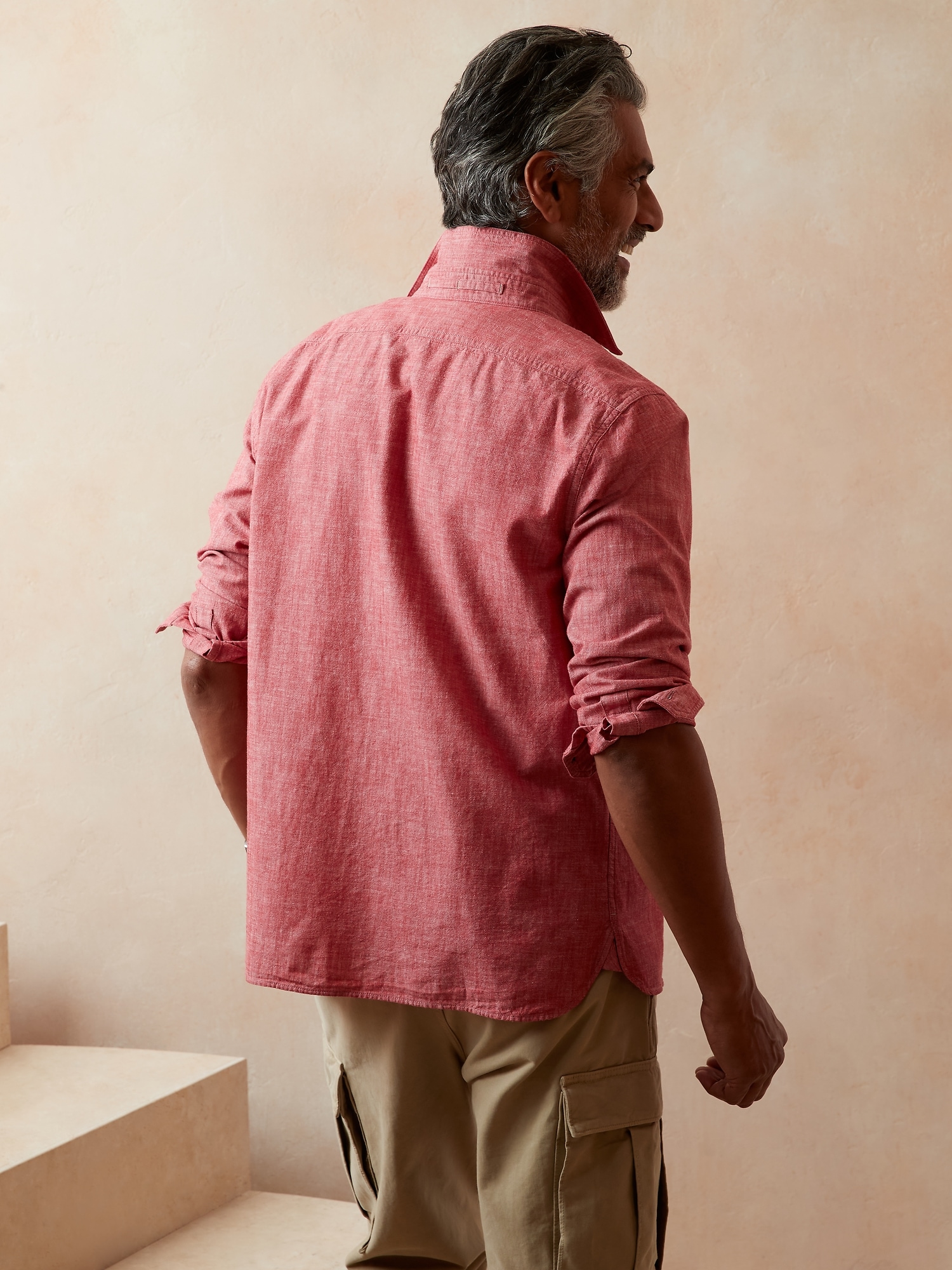 Untucked Chambray Shirt | Banana Republic