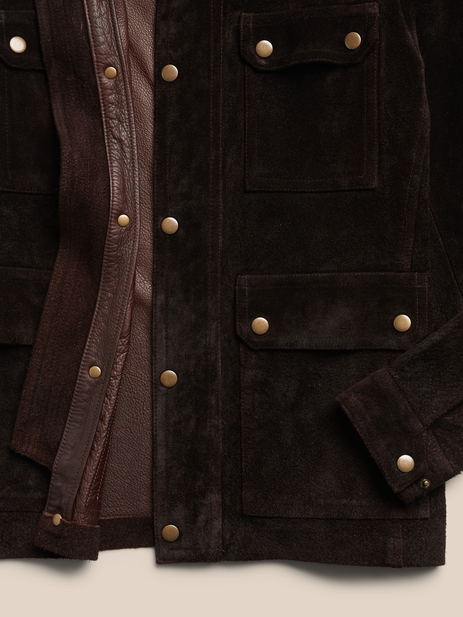 Heritage Suede Field Jacket Banana Republic
