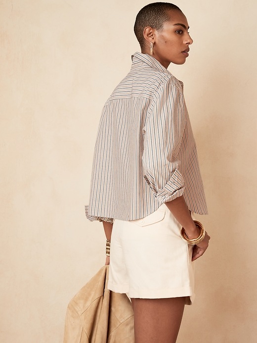 Image number 5 showing, The Boxy Cropped Shirt
