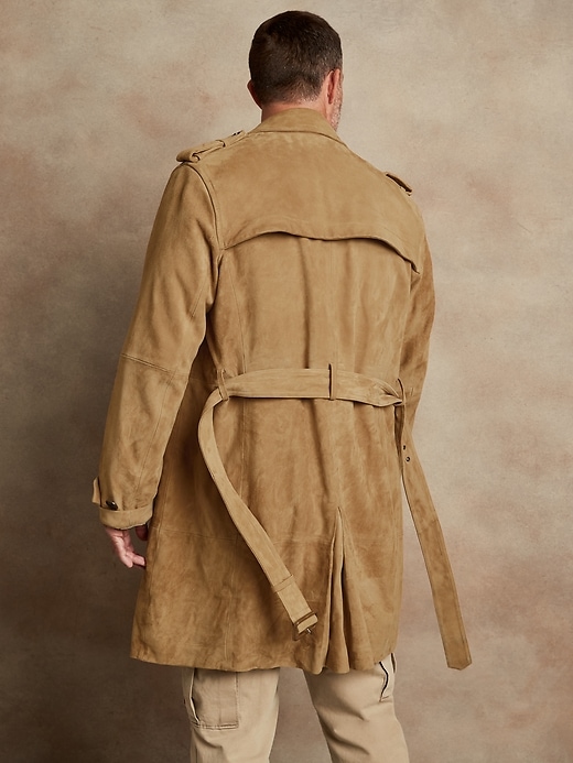 Image number 2 showing, Heritage Suede Trench Coat