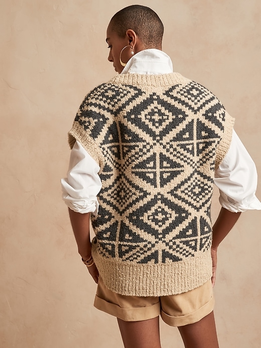 Image number 2 showing, Heritage Oversized Sweater Vest