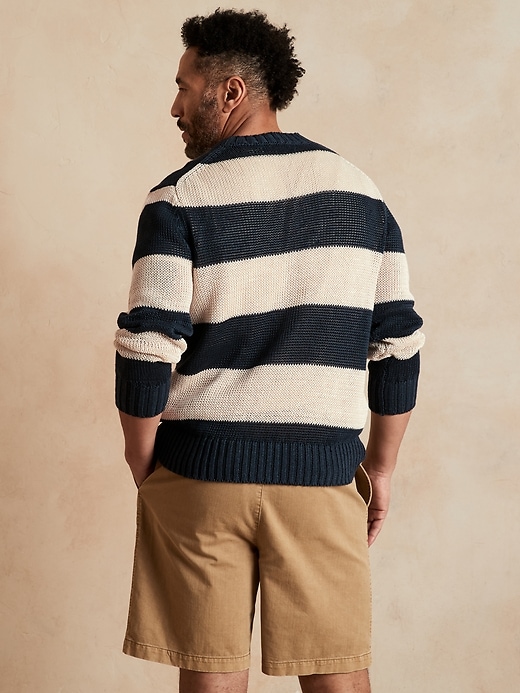 Image number 2 showing, Linen Stripe Sweater