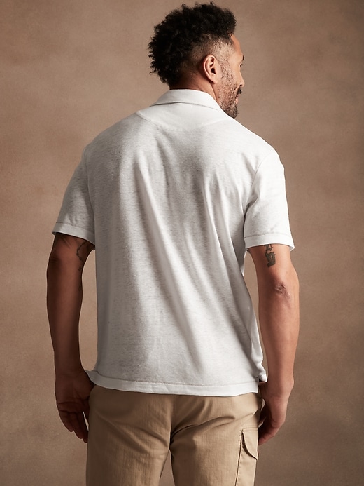 Image number 2 showing, Linen Polo