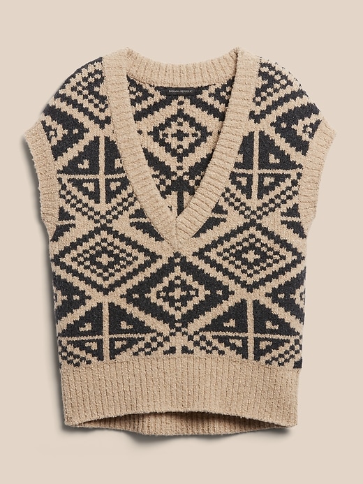Image number 4 showing, Heritage Oversized Sweater Vest