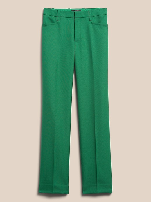 Image number 6 showing, High-Rise Straight Italian Wool Pant