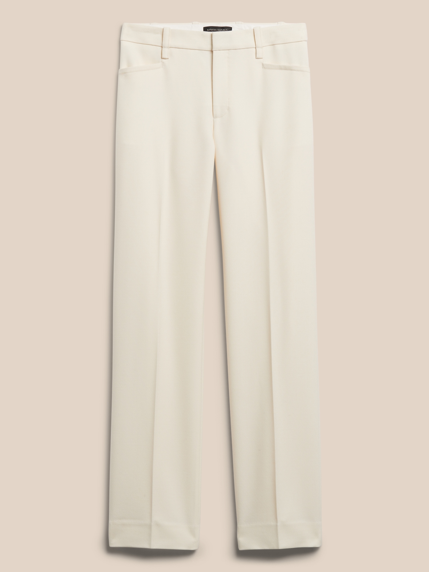 Banana Republic 6P High-Rise Straight Italian Wool Pant 6 Petite