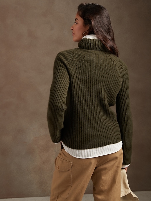 Image number 5 showing, Heritage Cashmere Flare-Sleeve Sweater
